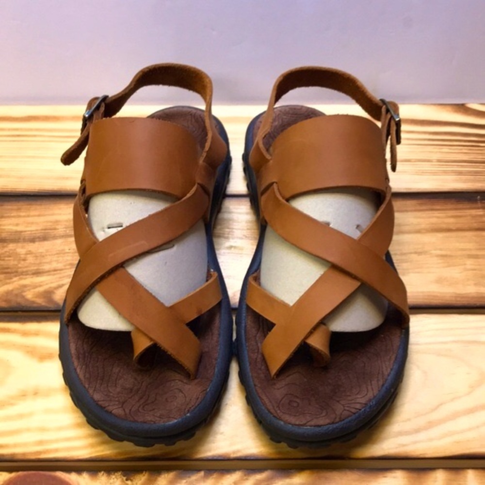 Teva Aphrodite Women’s Leather Sandals / Brown / Size 7